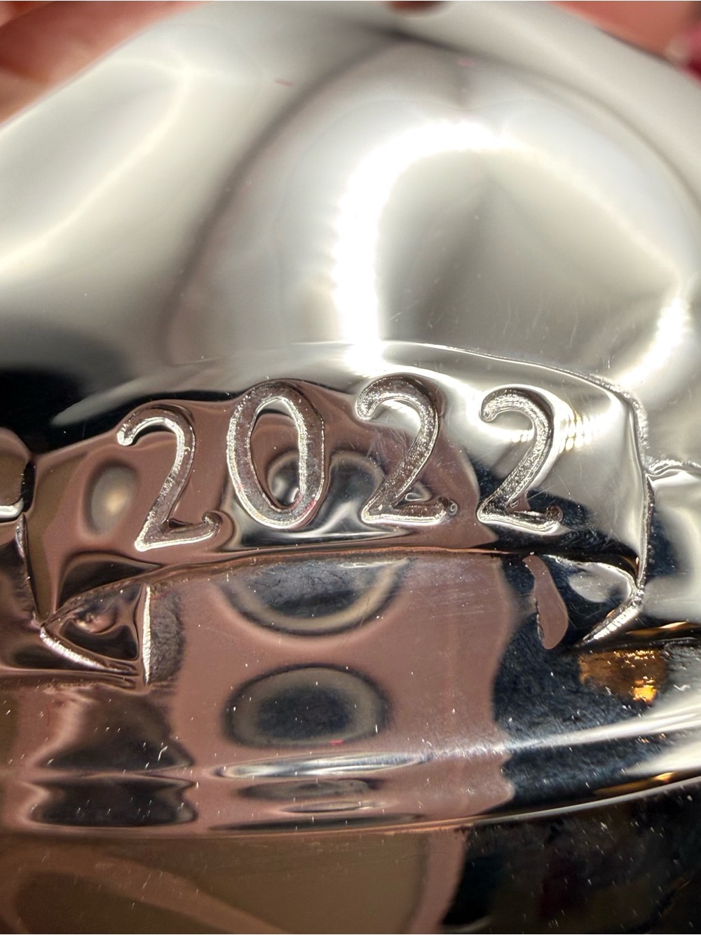 Wallace Silversmiths Silver 2022 Holiday Ornament
